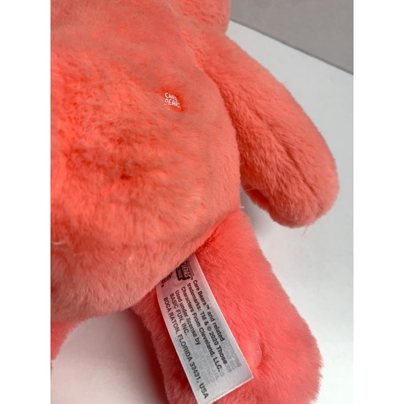 Care Bears Plush Stuffed Animal Doll Toy Pink Hearts 14 in Tall 2020 Love A Lot - Picture 3 of 4
